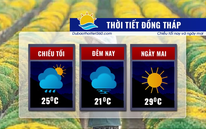 Thời tiết Đồng Tháp